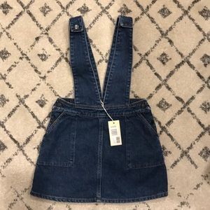 Little girls denim jumper